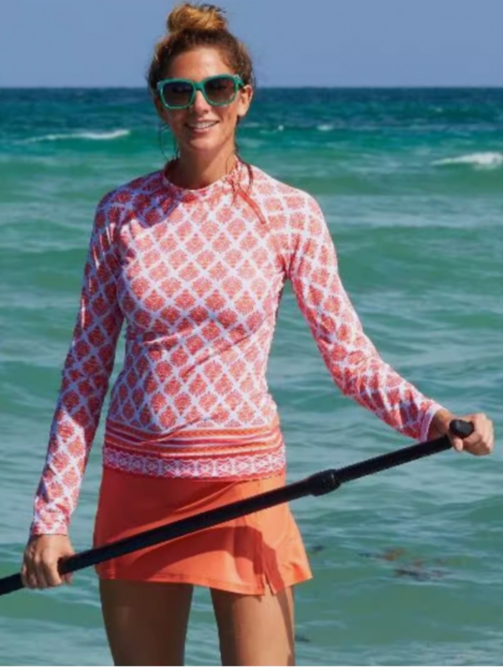 Women's Performance 1/4 Zip Sport Top Women's Size Small Coral NWOT